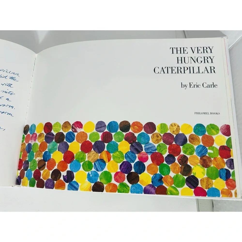 THE VERY HUNGRY‎ CATERPILLAR by Eric Carle (SIGNED 40th Anniversay Edition)